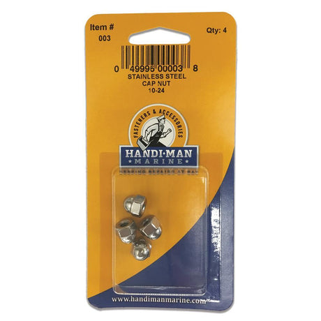 Handi-Man Marine Qualifies for Free Shipping Handi-Man Stainless Cap Nut 10-24 #003
