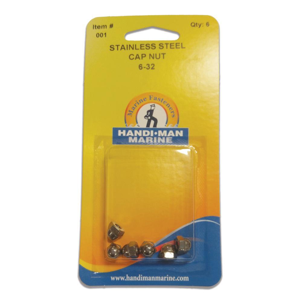 Handi-Man Marine Qualifies for Free Shipping Handi-Man Stainless Cap Nut 6-32 #001