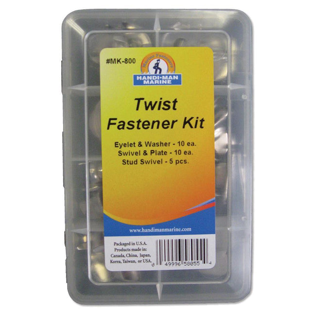 Handi-Man Marine Qualifies for Free Shipping Handi-Man Twist Fastner Kit #MK-800
