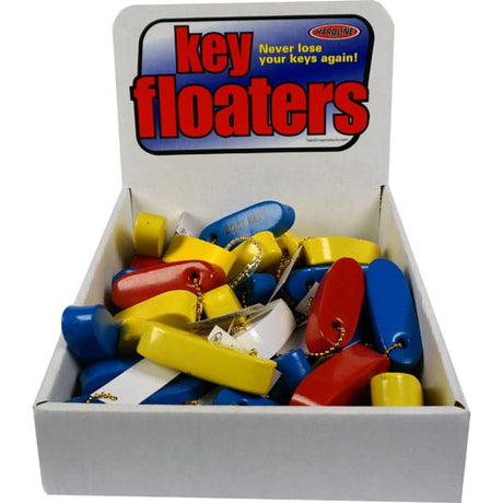 Hardline Products Qualifies for Free Shipping Hardline Products Key Float Display Mix 50-pk #X-25