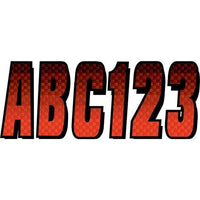 Hardline Products Qualifies for Free Shipping Hardline Products Letter/Number Set Red/Black #REBKG300