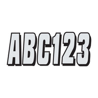 Hardline Products Qualifies for Free Shipping Hardline Products Letter/Number Set Silver/Black #SIBLK320