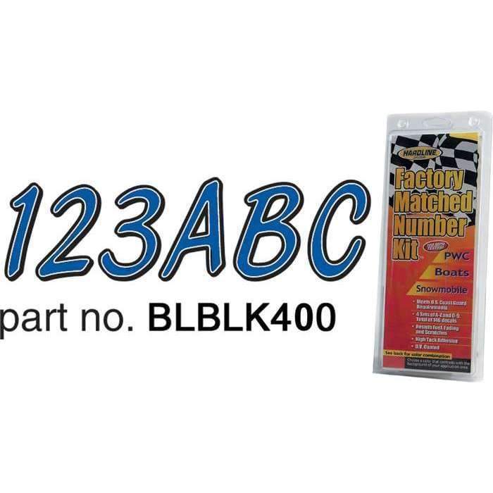 Hardline Products Qualifies for Free Shipping Hardline Products Letter Set Blue/Black #BLBKG400