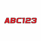 Hardline Products Qualifies for Free Shipping Hardline Products Letter Set Red/Black #REBLK700