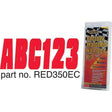 Hardline Products Qualifies for Free Shipping Hardline Products Letter Set Red/Black #RED350EC