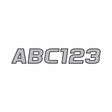 Hardline Products Qualifies for Free Shipping Hardline Products Letter Set Silver/Black #SIBLK700