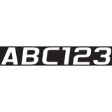 Hardline Products Qualifies for Free Shipping Hardline Products Letter Set Solid White #WHI700EC