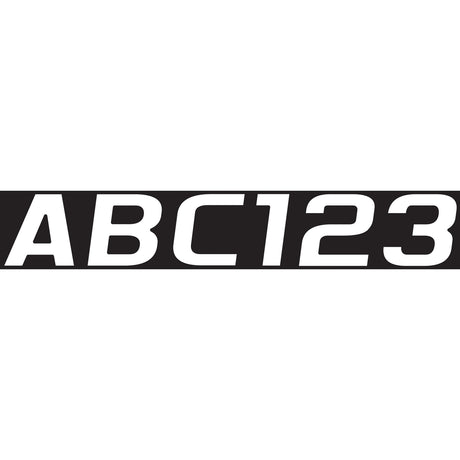Hardline Products Qualifies for Free Shipping Hardline Products Letter Set Solid White #WHI700EC