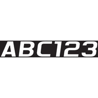 Hardline Products Qualifies for Free Shipping Hardline Products Letter Set Solid White #WHI700EC