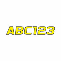 Hardline Products Qualifies for Free Shipping Hardline Products Letter Set Yellow/Black #YEBLK700