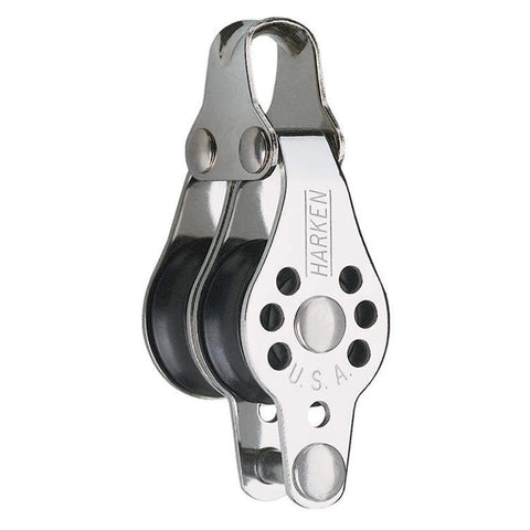 Harken Qualifies for Free Shipping Harken 22mm Double Micro Block with Becket- Fishing #227F