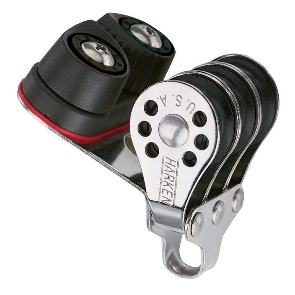 Harken Qualifies for Free Shipping Harken 22mm Triple Micro Block with Cam Cleat- Fishing #230F