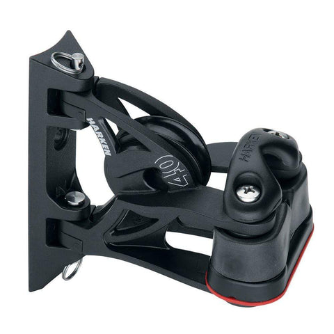 Harken Qualifies for Free Shipping Harken 40mm Carbo Air Pivoting Lead Block with Carbo Cam Cleat #2157
