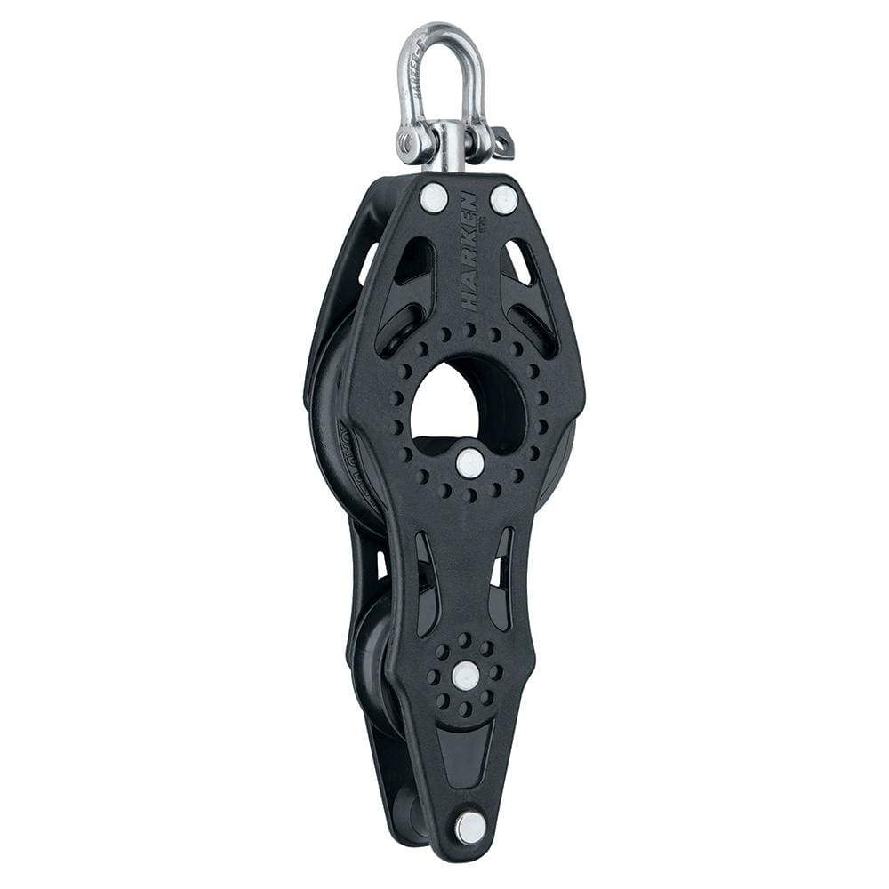 Harken Qualifies for Free Shipping Harken 57mm Carbo Air Fiddle Block with Swivel & Becket- #2622F