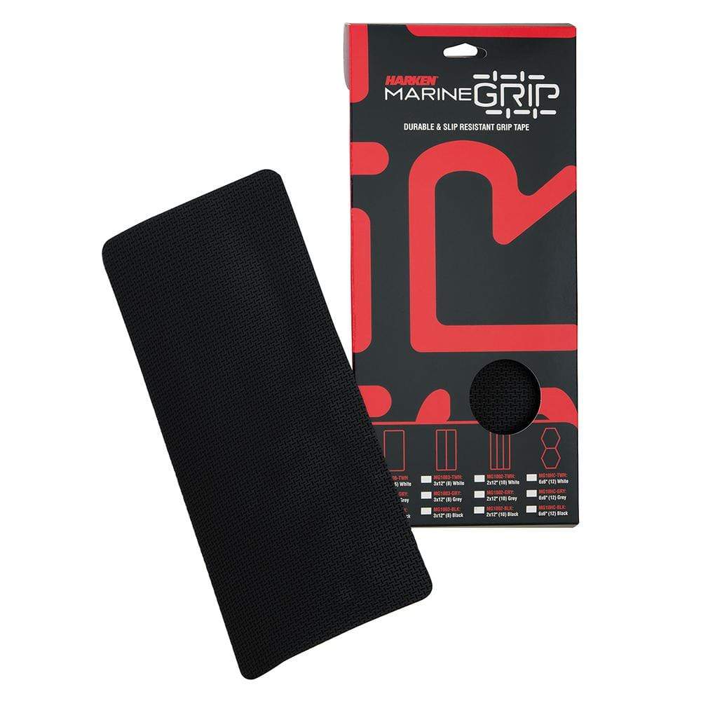 Harken Marine Grip Tape 6" x 12" Black 6-pc #MG1006-BLK