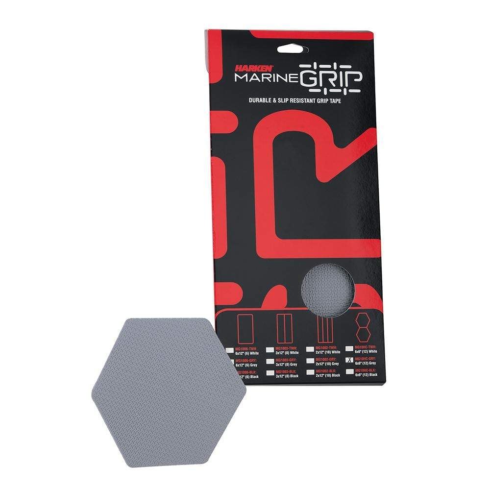 Harken Marine Grip Tape Honeycomb Grey 12-pc #MG10HC-GRY
