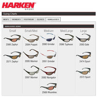 Harken Sport Sunglasses Matte Black Rubberized Frame/Brown #2474