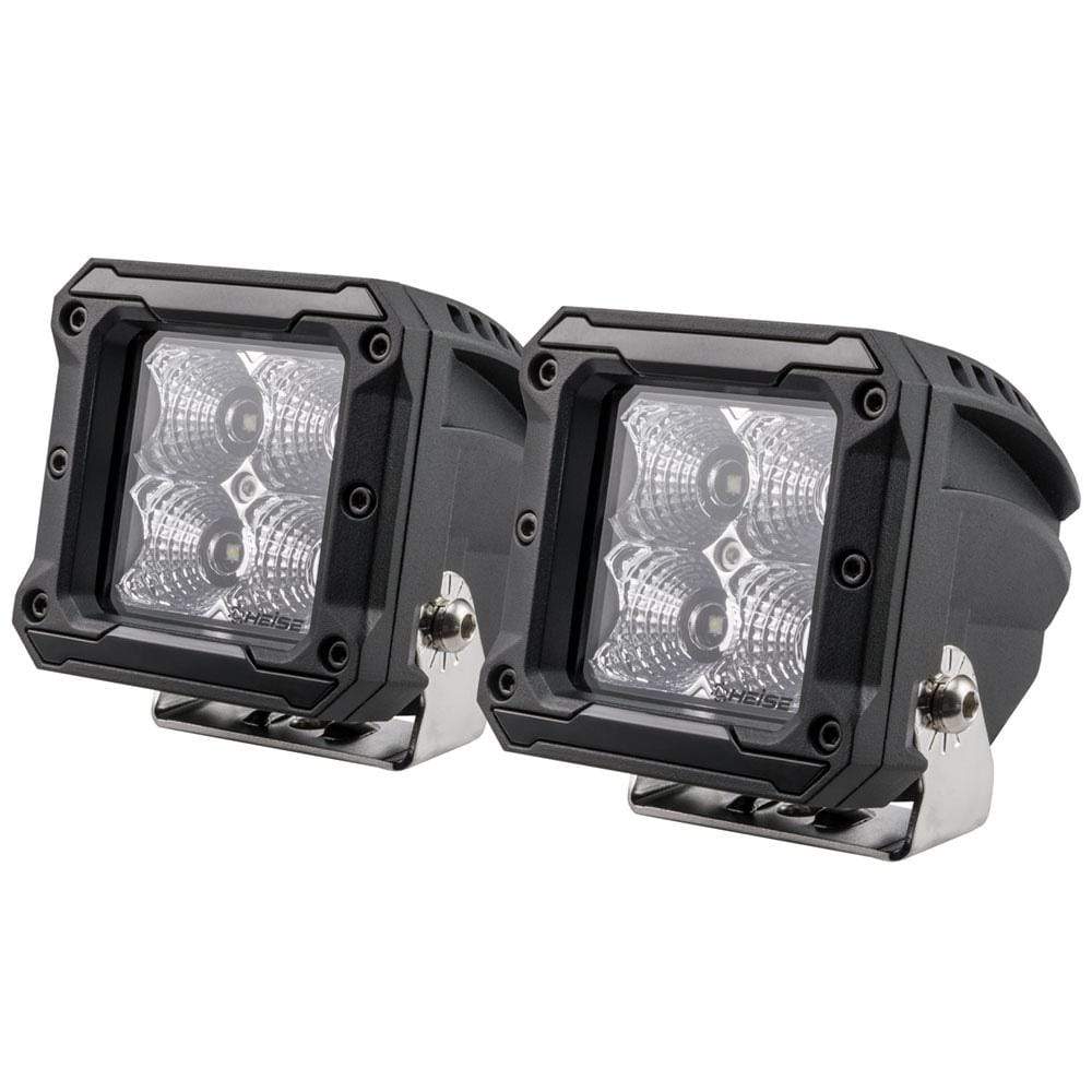 HEISE LED Lighting Systems Qualifies for Free Shipping Heise 3" 4-LED Cube Light 2-pk Flood #HE-HCL22PK