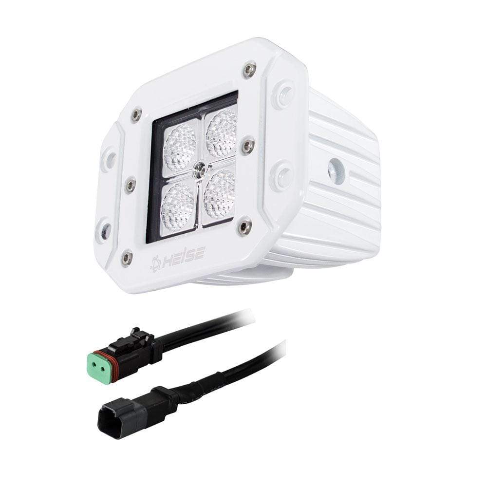 HEISE LED Lighting Systems Qualifies for Free Shipping Heise 3" 4-LED Marine Cube Light Flush-Mount #HE-MFMCL2