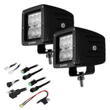 HEISE LED Lighting Systems Qualifies for Free Shipping Heise 3" 6-LED Cube Light Flood Beam 2-pk #HE-CL32PK