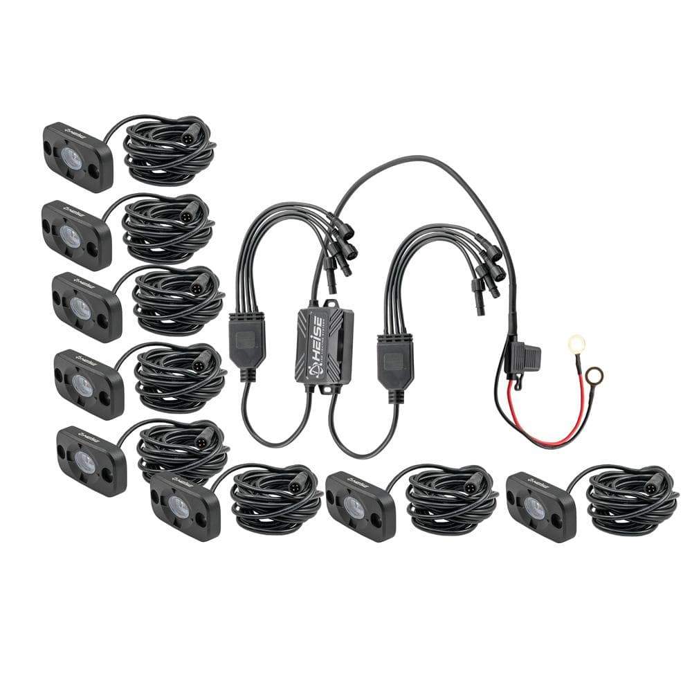 HEISE LED Lighting Systems Qualifies for Free Shipping Heise RGB Accent Lighting 8-pk #HE-8TLRGBK