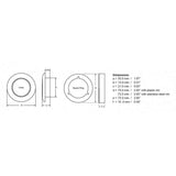 Hella Marine Qualifies for Free Shipping Hella 24v Polished SS Rim Blue LED Courtesy Lamp #980503221