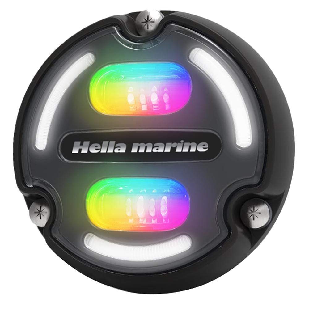 Hella Marine Qualifies for Free Shipping Hella Apelo A2 RGB Underwater Light 3000 Lumens Black #016148-001
