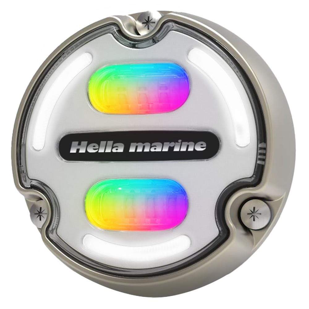 Hella Marine Qualifies for Free Shipping Hella Apelo A2 RGB Underwater Light 3000 Lumens Bronze #016148-101