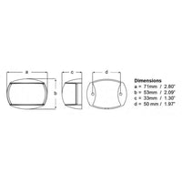 Hella LED Port and Starboard White Lamps #980520911