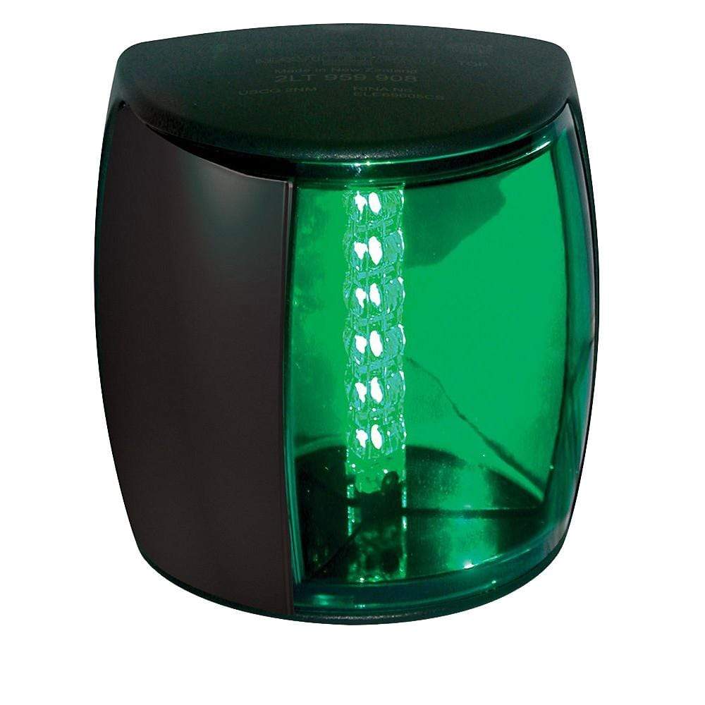 Hella Marine Qualifies for Free Shipping Hella NaviLED Starboard Lamp Black #959908201