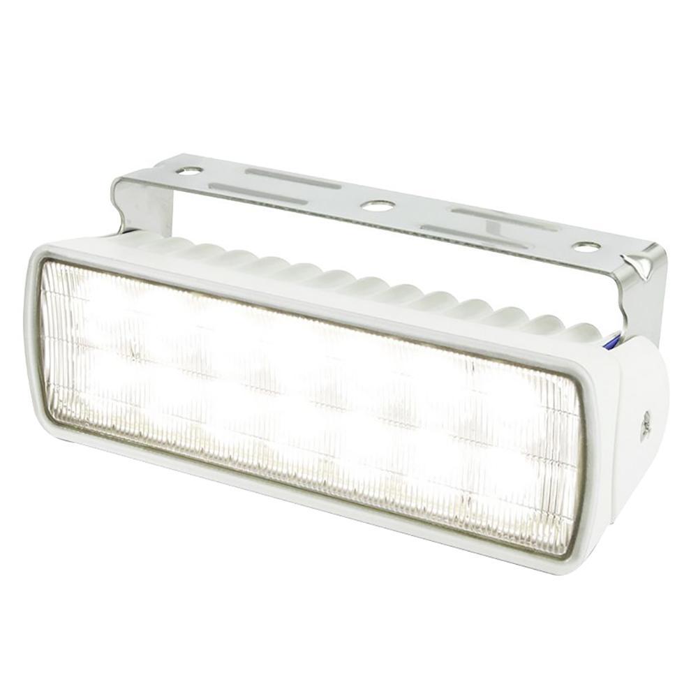 Hella Marine Qualifies for Free Shipping Hella Sea Hawk XLR White LED White Housing Flood Light #980740011