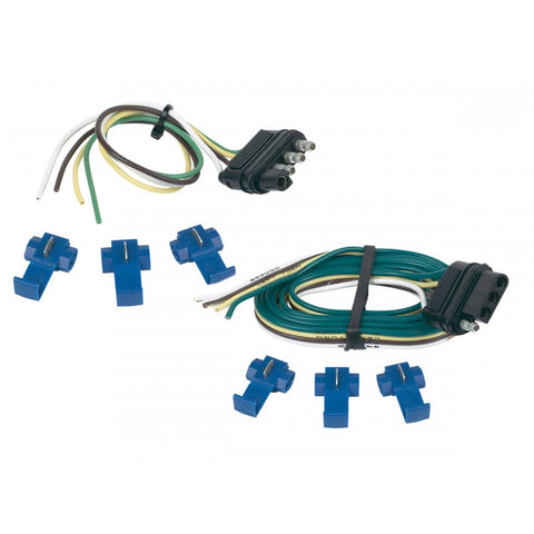 Hopkins Qualifies for Free Shipping Hopkins 4-Flat Set with Splices 48" Vehicle Side 12" Trailer Side #48205