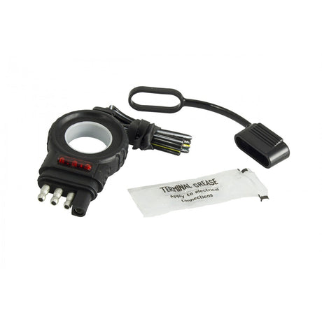 Hopkins Qualifies for Free Shipping Hopkins Endurance Easy-Pull LED Test 4-Flat Trailer Side 12" #48138