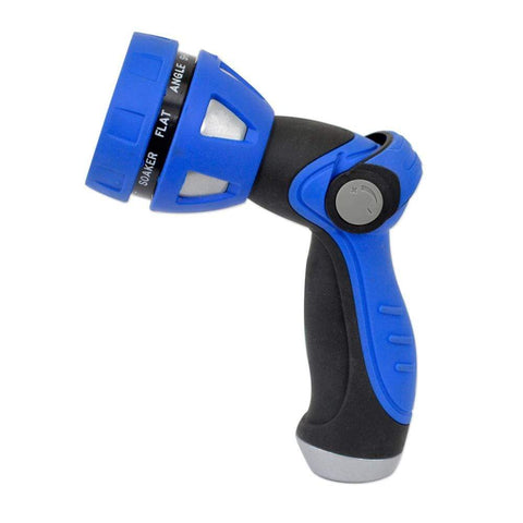 Hosecoil Thumb Lever Nozzle with Metal Body and Nine Pattern #WN815