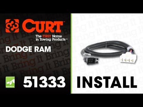 CURT Quick Plug Trailer Brake Wiring Harness for RAM 15/3500 #51333