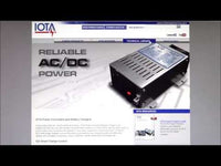 Iota DLS Power Converter/Charger 12vdc 75a #DLS-75