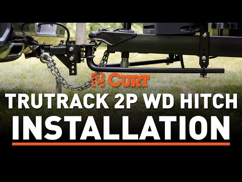 CURT TruTrack 2P Weight Distribution Hitch 2X Sway Control 8K-10K #17601