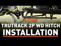 CURT TruTrack 2P Weight Distribution Hitch 2X Sway Control 8K-10K #17601