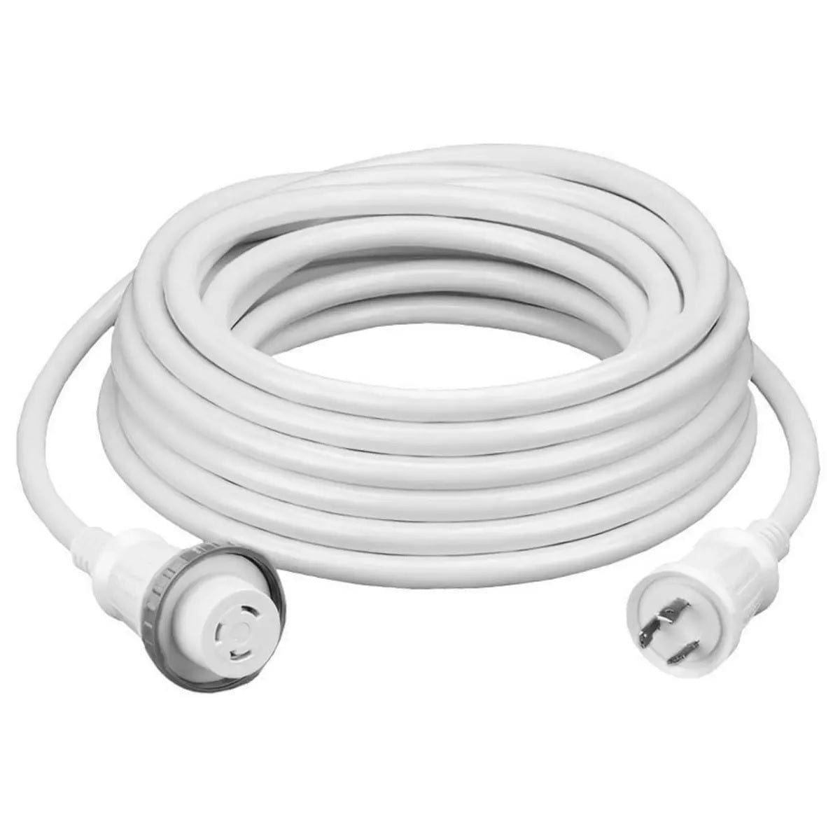 Hubbell Qualifies for Free Shipping Hubbell 30a White Shore Cord 25' 125v #HBL61CM03W