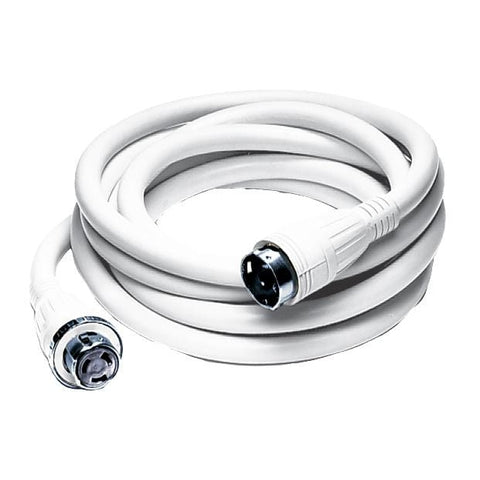 Hubbell Oversized - Not Qualified for Free Shipping Hubbell 50A White Shore Cord 50' 250v #HBL61CM52W