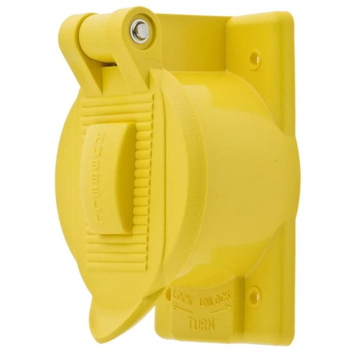 Hubbell Qualifies for Free Shipping Hubbell Weatherproof Cover AC FS/FD Twist Lock #HBL77CM74WO