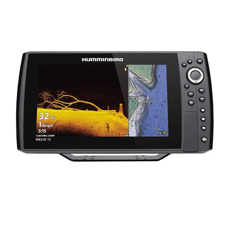 Humminbird Qualifies for Free Shipping Humminbird Helix 10 Chirp Mega Di+ GPS G4N CHO Display Only #411410-1CHO