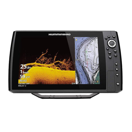 Humminbird Qualifies for Free Shipping Humminbird Helix 12 Chirp Mega Di+ GPS G4N CHO Display Only #411440-1CHO
