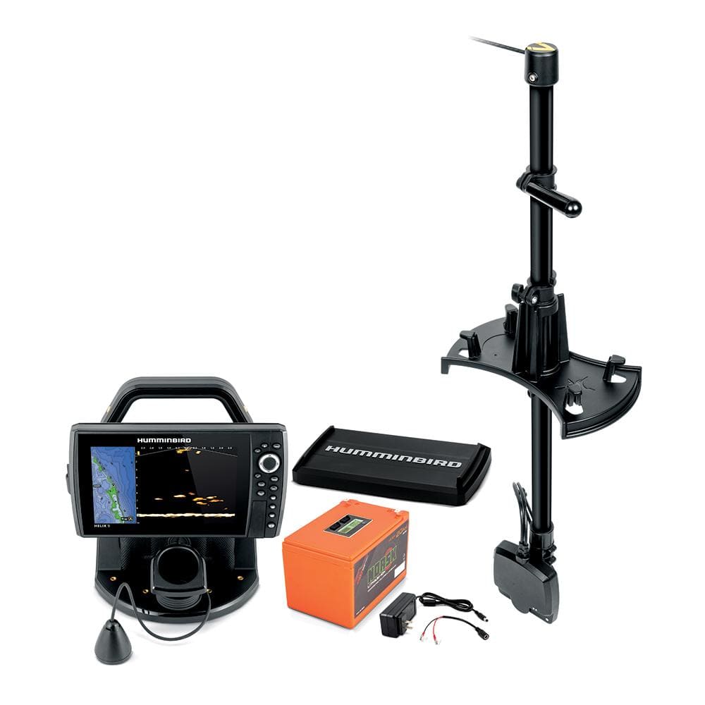 Humminbird Not Qualified for Free Shipping Humminbird Ice Helix 9 G4n MSI+ Mega Live Bundle #411800-1