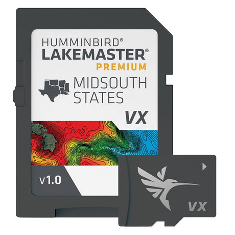Humminbird Qualifies for Free Shipping Humminbird Lakemaster VX Premium Mid South States #602005-1