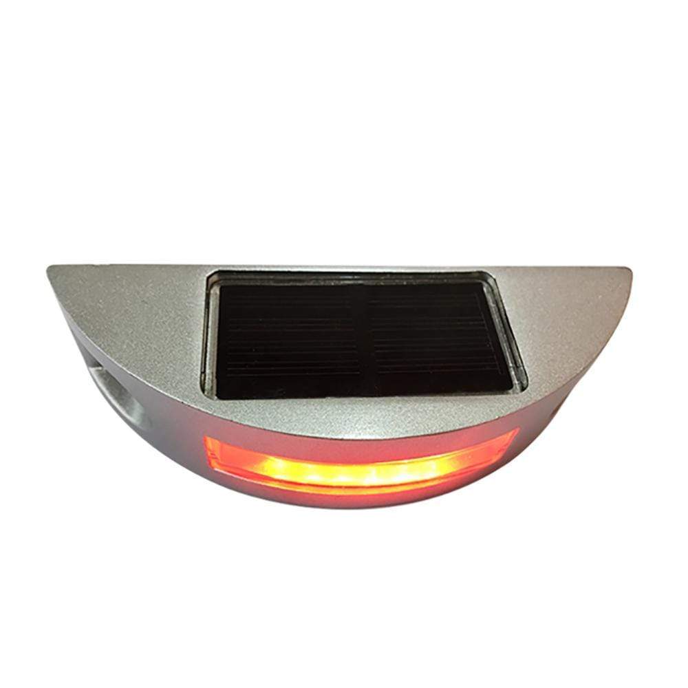 Hydro Glow Qualifies for Free Shipping Hydro Glow Half Moon Solar Dock Light Red #T1R