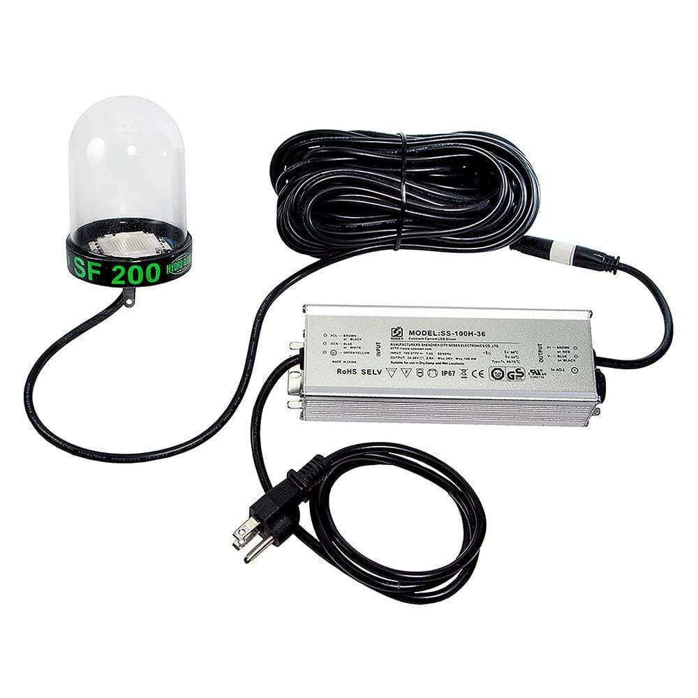 Hydro Glow Qualifies for Free Shipping Hydro Glow LED 200w Underwater Dock Light 50' Cord #SF200W