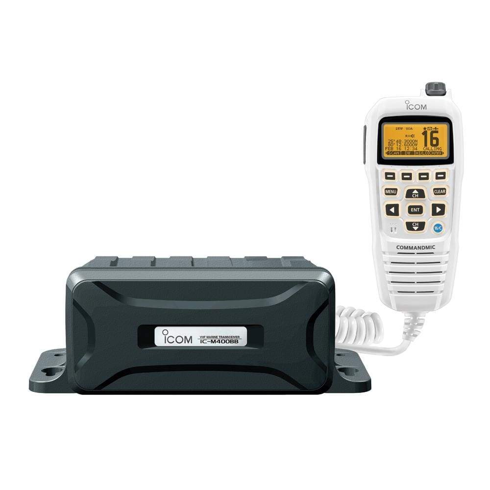 Icom Qualifies for Free Shipping Icom Black Box VHF with White Command Mic #M400BB SW