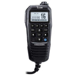 Icom Qualifies for Free Shipping Icom COMMANDMIC IV with White Backlit LCD In Black #HM195GB