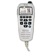 Icom Qualifies for Free Shipping Icom COMMANDMIC IV with White Backlit LCD In Super White #HM195GW